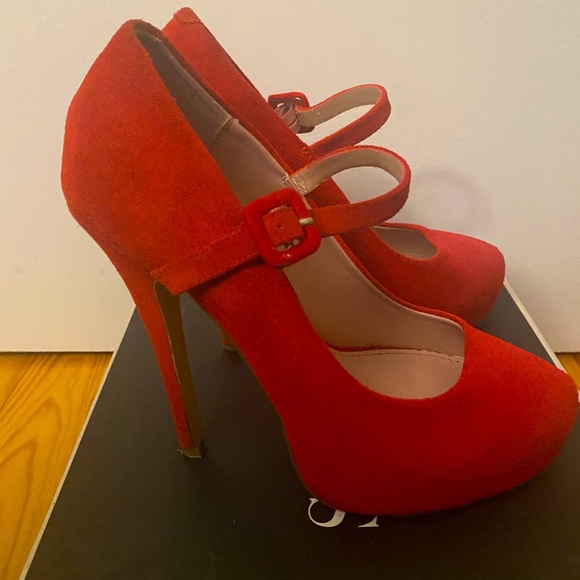 Shoemint Platform Mary Jane Stilettos, sz 8 - Picture 3 of 5